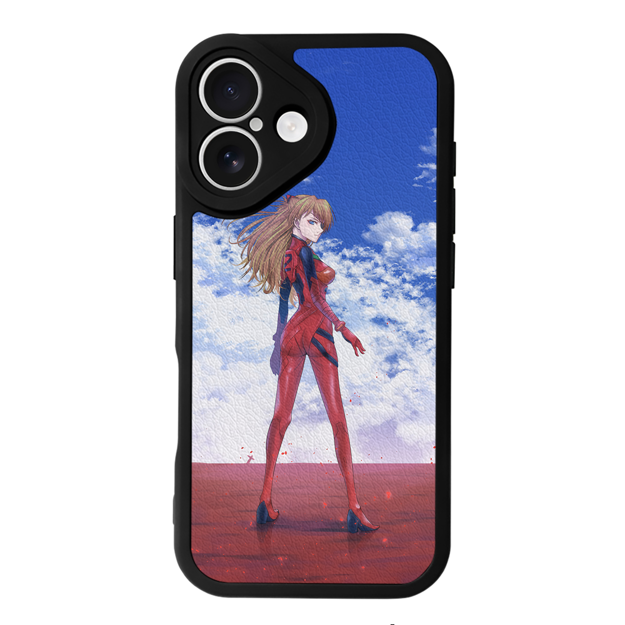 （画像用） EVA 新世紀エヴァンゲリオン 【iPhone 16シリーズ対応】シリコンスマホケース（レザー調） 材質：シリコン